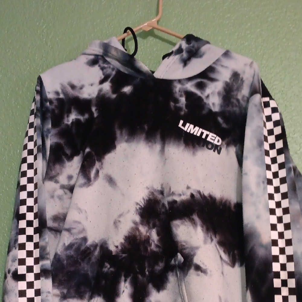 Black and Gray Kids Hoodie